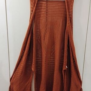 Moral Fiber Terracotta Knit Vest